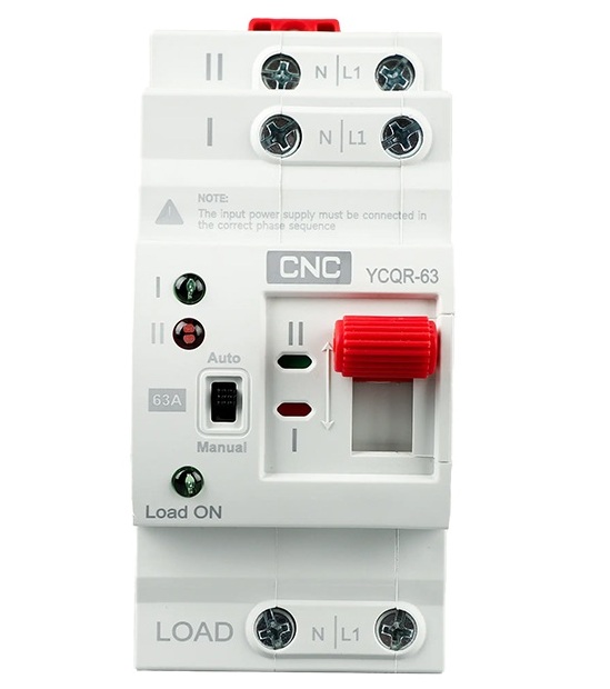 Mini Automatic Transfer Switch (ATS)-63A 2P CNC